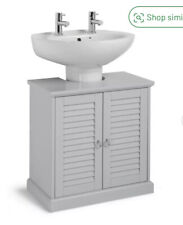 Argos Home Le Marais Louvered Under Sink Unit - Grey( Packaging Can Be Damaged ) for sale  Shipping to South Africa