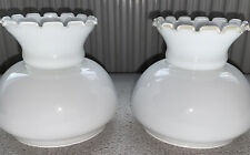 Pair milk glass for sale  BARRY