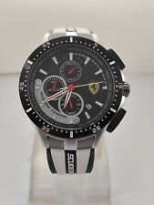 Great Sports Ferrari cronógrafo cuarzo esfera negra analógico reloj de pulsera para hombre, usado segunda mano  Embacar hacia Argentina