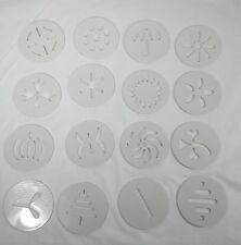 Usado, 16 placas extrusoras de biscoitos de plástico  comprar usado  Enviando para Brazil