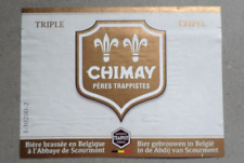 Chimay triple beer d'occasion  Expédié en Belgium