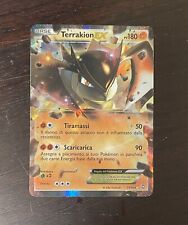 Carta pokémon terrakion usato  Milano