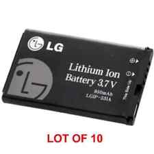Lote de 10 baterías LG LGIP-531A FABRICANTE DE EQUIPOS ORIGINALES Máximo Sable Verdadero GB125 GM200 Brio GM205 GB110 segunda mano  Embacar hacia Argentina