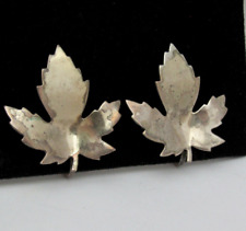 Silver leaf earrings for sale  Wailuku