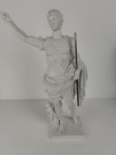 Augustus of Prima Porta Statue Roman Emperor Sculpture in Bonded Marble 40cm for sale  Shipping to Canada