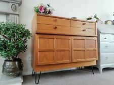  NATHAN Teak Sideboard  Chest  Drawers Cabinet Mid Century Retro on Hairpin Legs for sale  BOGNOR REGIS