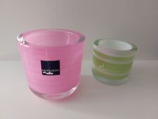 Teelichthalter windlicht rosa gebraucht kaufen  Mainz