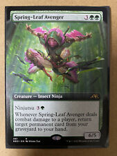 Spring-Leaf Avenger EXTENDED RARE Kamigawa Neon Dynasty MTG NEO Magic *NEW* usato  Spedire a Italy