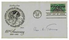 "Nobel Prize in Physics" Charles Townes Signed FDC Dated 1963 for sale  Shipping to South Africa
