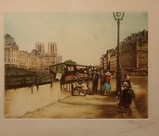 Gravure burin paris d'occasion  Carcassonne