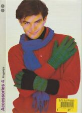 Men knitting pattern.accessori for sale  ANDOVER