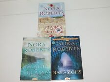 Nora Roberts Stars of Fortune Island Glass Bay Sighs série 3 conjunto de livros brochura comprar usado  Enviando para Brazil