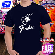 Nova camiseta unissex logotipo guitarra Fender Telecaster EUA tamanho P - 5XL comprar usado  Enviando para Brazil