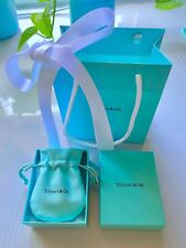 Tiffany & Co. Embalagem Vazia Azul Caixa de Presente, Fita, Bolsa, Sacola de Compras Conjunto de 4 Peças, usado comprar usado  Enviando para Brazil