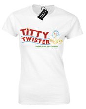 TITTY Twister Donna T Shirt Divertente classico design di qualità Maleducato usato  Spedire a Italy
