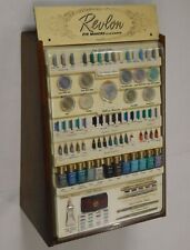 vtg Revlon Display makeup 50s 60s eye shadow lip liner pencil nail polish case for sale  Shipping to South Africa