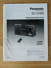 Sistema estéreo de CD Panasonic SC-CH55 manual original segunda mano  Embacar hacia Argentina