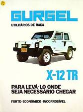 270540) Gurgel X-12 TR Prospekt 198? comprar usado  Enviando para Brazil