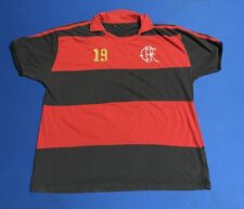 Camiseta de futebol vintage Flamengo CRF kit casa listrada 1981 retrô masculina #19 L comprar usado  Enviando para Brazil