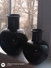 Black redish vases for sale  Elizabeth