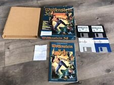 Caja de disquetes Wolfenstein 3D IBM, manual, episodios 1-6 y laboratorios de software 7401-02 segunda mano  Embacar hacia Argentina