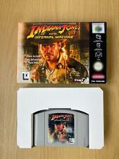 PAL Indiana Jones and the Infernal Machine Nintendo 64 N64 Video Game, used for sale  Shipping to South Africa