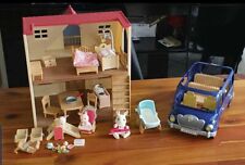 Sylvanians Home Lot + Car + Figures and Furniture for sale  Shipping to South Africa