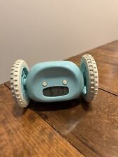 Used, Original Clocky Rolling Alarm Clock on Wheels - Teal Aqua Tested & Works for sale  Shipping to South Africa