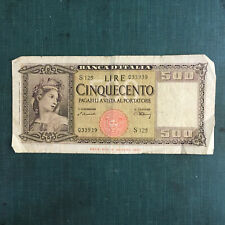 Banconota italia 500 usato  Rivarolo Canavese