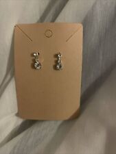 Diamante stud earrings for sale  WILMSLOW