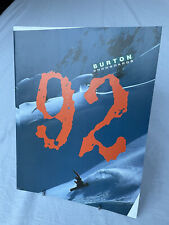 Catálogo de snowboard Burton 1992 nuevo de lote antiguo de Craig Kelly segunda mano  Embacar hacia Argentina