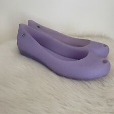 Sapatilhas de balé femininas Melissa de borracha roxa tamanho 9 Comfort Jellies comprar usado  Enviando para Brazil