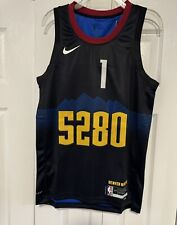 Camiseta preta Michael Porter Jr Denver Nuggets City 5280, usado comprar usado  Enviando para Brazil