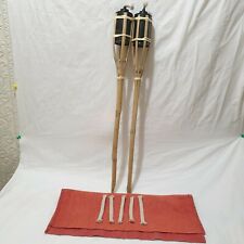 Bamboo tiki torches for sale  Shipping to Ireland