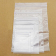 100pcs Assorted Sizes Transparent Plastic Bags Resealable Grip Seal Poly Bags for sale  Shipping to South Africa