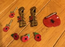 Poppy pin badges for sale  MITCHAM