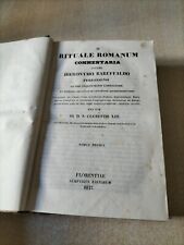 1847 rituale romanum usato  Firenze