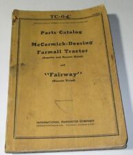 IH International Farmall Fairway F-12 F-20 F30 Tractor Parts Catalog Manual Book for sale  Shipping to Canada