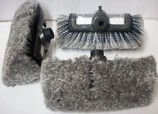 (3) Quad Head Car Truck Wash 10" Brush Head with Soap Dispenser and (1) Pole for sale  Shipping to South Africa