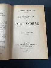 Gustave flaubert tentation d'occasion  Le Bar-sur-Loup