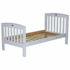 RRP £350 BOORI COUNTRY COLLECTION WHITE PAINTED PINE SINGLE CHILDREN'S BED FRAME for sale  Shipping to South Africa