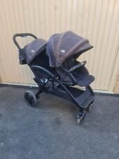 Joie Evalite Duo Double Tandem Baby Stroller Pushchair  Black  for sale  Shipping to South Africa