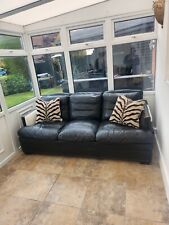 Leather settees used for sale  LOUGHTON