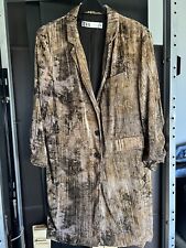 Zara velvet coat for sale  GLOUCESTER