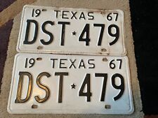 1967 texas license for sale  Grapevine