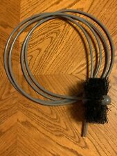 Unbranded 4" Pellet Stove Chimney Pipe Cleaning Wire Brush on 10' Pull Rod, used for sale  Placerville