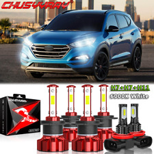 Farol combo LED + kit de lâmpadas de neblina para Hyundai Tucson 2016 2017 2018 comprar usado  Enviando para Brazil