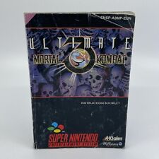 Notice Super Nintendo SNES Ultimate Mortal Kombat 3 Bon État - Version EUR comprar usado  Enviando para Brazil