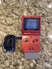 Nintendo Game Boy Advance SP Handheld System - Flame Red for sale  Shipping to South Africa