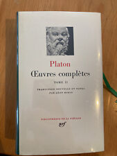 Platon oeuvres complètes d'occasion  Osny